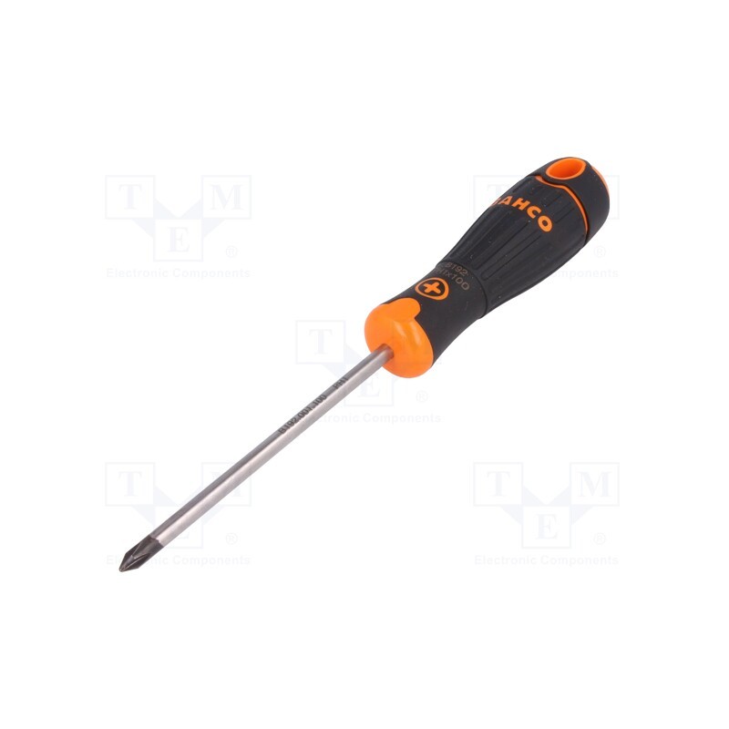1 pcs x BAHCO - B192.001.100 - Screwdriver, Phillips, PH1, Blade length: 100mm