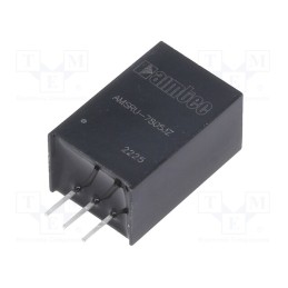 1 pcs x AIMTEC - AMSRU-7805JZ - Converter: DC/DC, 2.5W, Uin: 9÷90V, Uout: 5VDC, Iout: 0.5A, SIP3, PCB