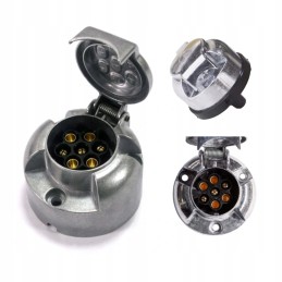 7-pole 7-pin metal socket 12v camera