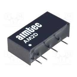 1 pcs x AIMTEC - AM2D-2405SZ - Converter: DC/DC, 2W, Uin: 21.6÷26.4V, Uout: 5VDC, Iout: 400mA, SIP7