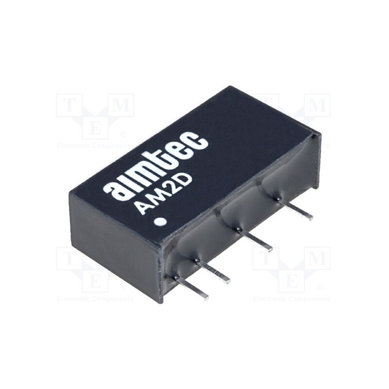 1 pcs x AIMTEC - AM2D-2405SZ - Converter: DC/DC, 2W, Uin: 21.6÷26.4V, Uout: 5VDC, Iout: 400mA, SIP7