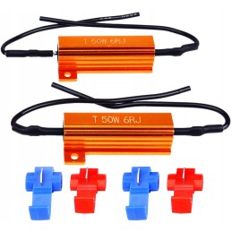 2x resistor cheater resistor canbus led 6 ohm