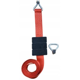 Tow truck belt 5t 2 6m 3-point for transport wheel