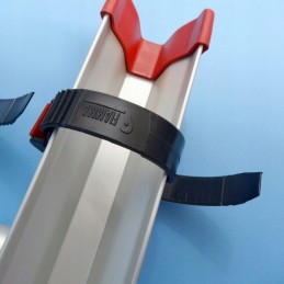 Rail quick f bicycle gutter clamping strap