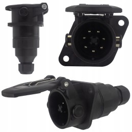 EBS ABS socket 7 pin 24v for truck trailer semi-trailer