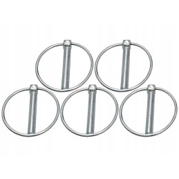 Round pin, oe9mm x 57mm, 5 pcs. in a pack