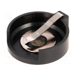 1 pcs x KEYSTONE - 1025 - Socket, CR2430,DL2430, Batt.no: 2, horizontal,THT, H: 8.9mm, Ø: 24mm