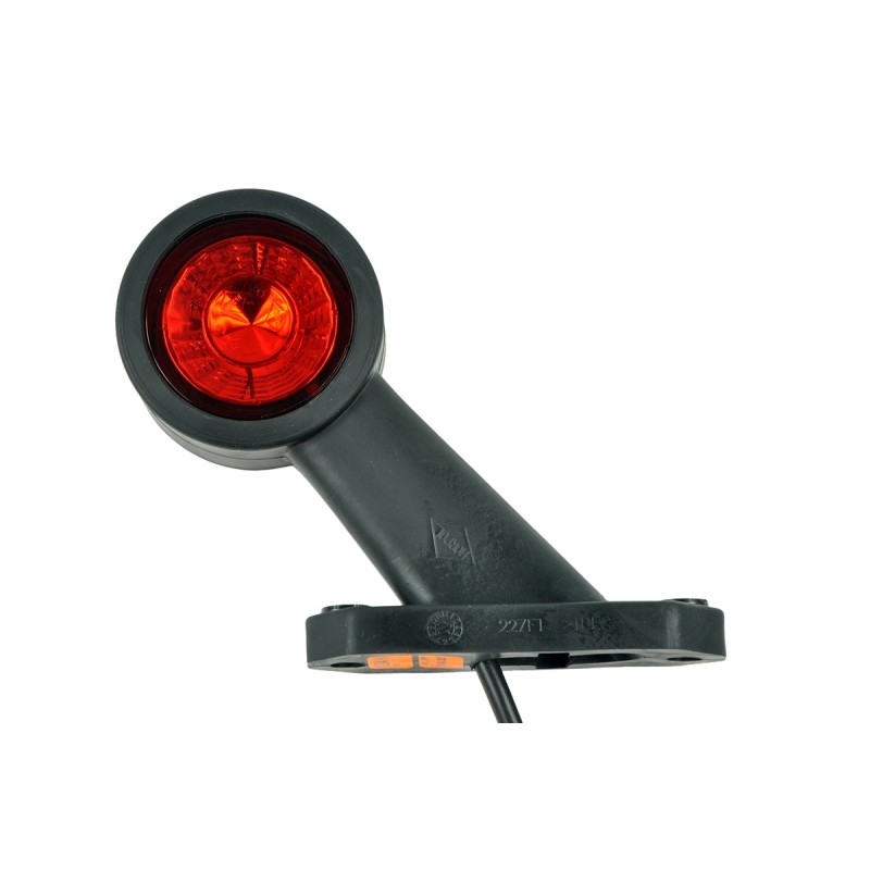 LED rubber marker lamp, white and red, LD 725 p