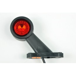 LED rubber marker lamp, white and red, LD 725 p