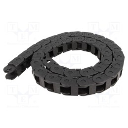 1 pcs x BREVETTI - SR250LI015060 - Cable chain, LIGHT, Bend.rad: 60mm, L: 986mm, Int.height: 17mm