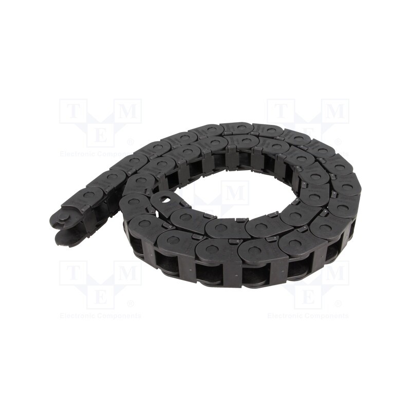 1 pcs x BREVETTI - SR250LI015060 - Cable chain, LIGHT, Bend.rad: 60mm, L: 986mm, Int.height: 17mm