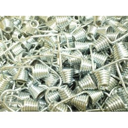 Expander hook, rubber ropes, 8mm, 50 pieces, galvanized