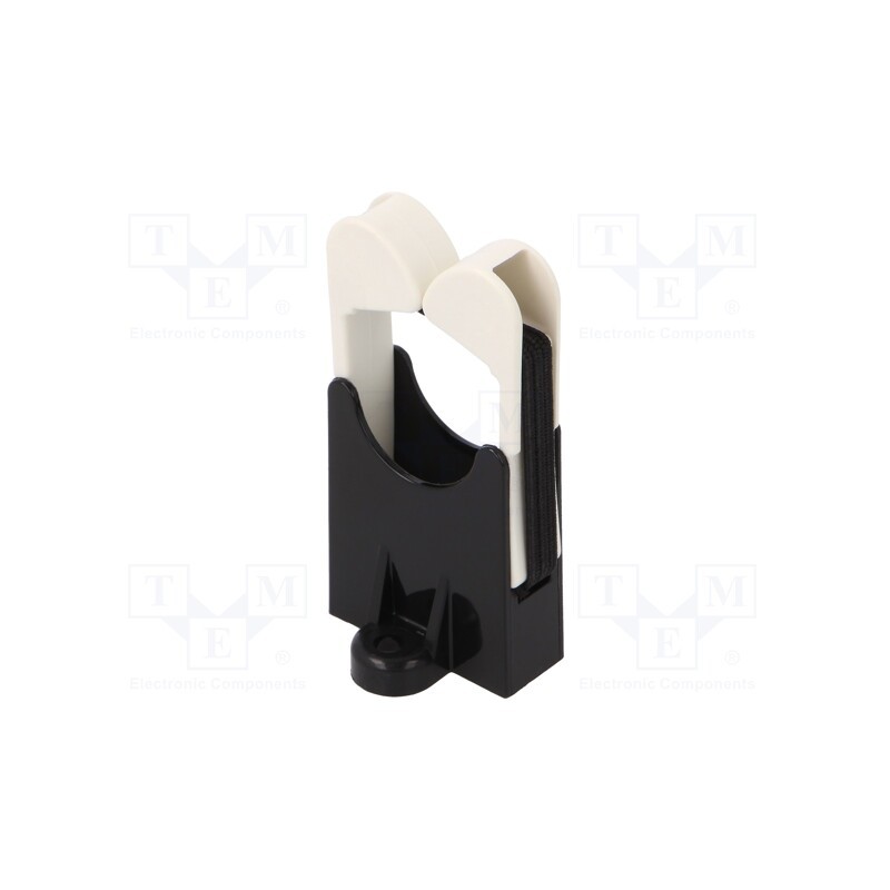 1 pcs x PANDUIT - RER.75-S6-X - Screw mounted clamp, ØBundle : 19.1mm, polyamide, black, W: 30mm