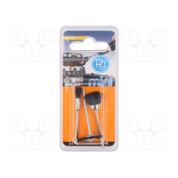 1 set x PG MINI - M.4120 - Brush set, 2.35mm, bristle, 3pcs.