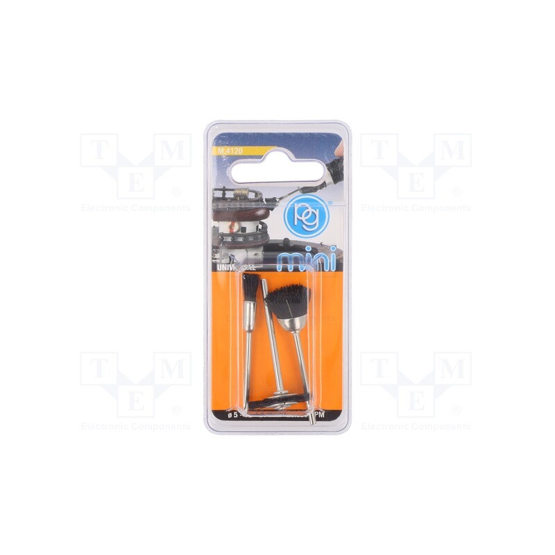 1 set x PG MINI - M.4120 - Brush set, 2.35mm, bristle, 3pcs.