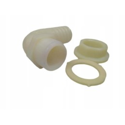 Water connection, angular tank connection, 19 mm