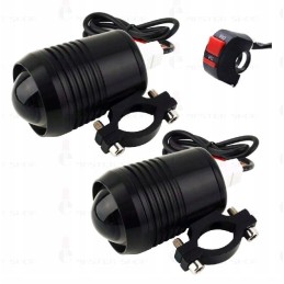 Halogen lamp Cree LED spotlight 2 pcs switch