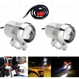 Halogen lamp Cree LED spotlight 2 pcs switch