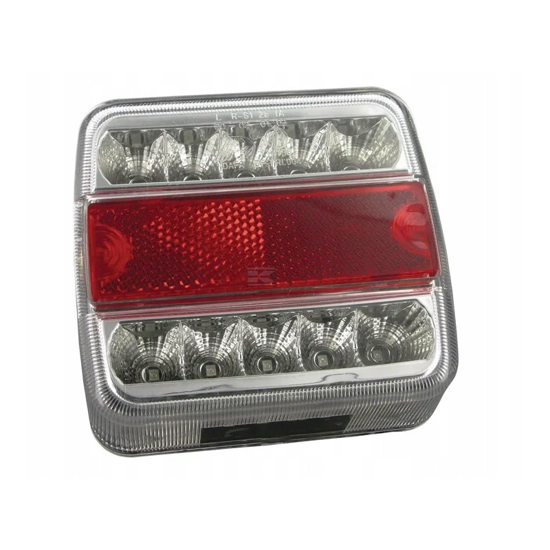 LED rear lamp 1w square 12v 18 led gopart