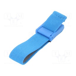1 pcs x STATICTEC - STW1200 - Wristband, ESD, Features: antialergic, blue, Kit: ESD wirstband