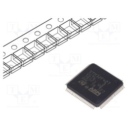 1 pcs x STMicroelectronics - STM32F427VGT6 - IC: ARM microcontroller, 180MHz, LQFP100, 1.8÷3.6VDC