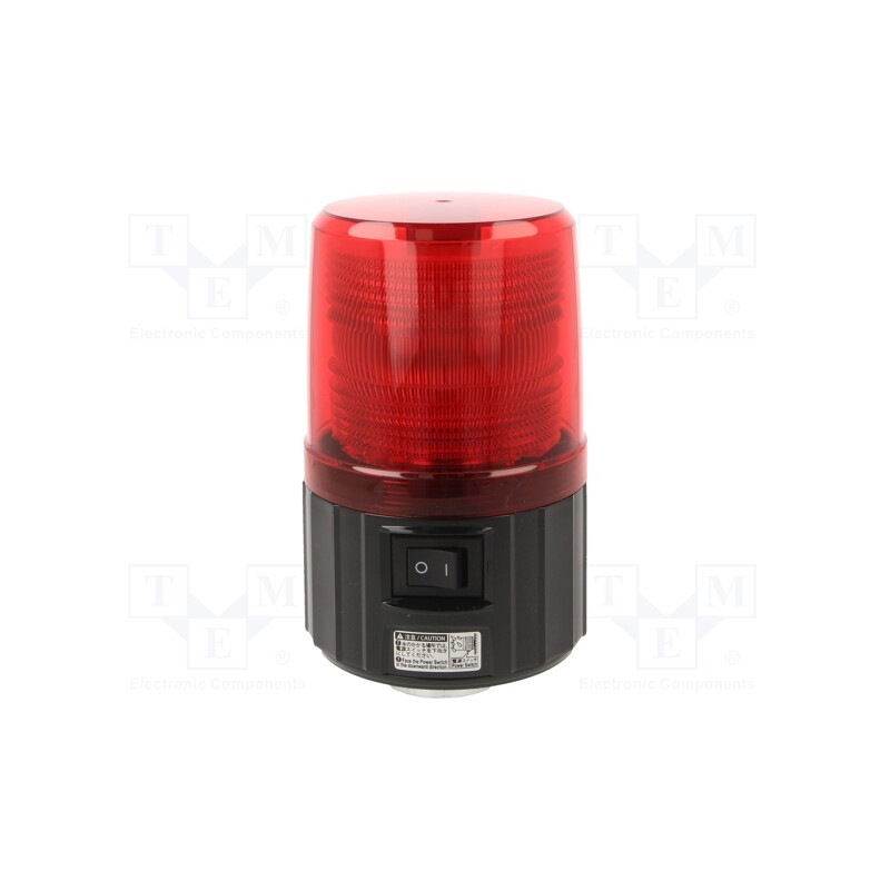 1 pcs x PATLITE - PFH-BT-R - Signaller: lighting, blinking light, red, PFH-BT, IP55, Ø101x160mm