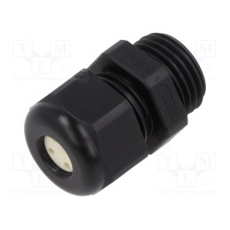 1 pcs x HUMMEL - 1.597.1600.51 - Cable gland, multi-hole, M16, 1.5, IP65, polyamide, black, 4mm