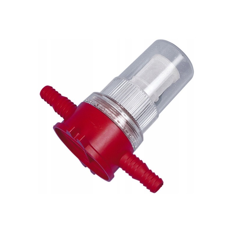 Flow filter with sight glass for Keller 10-12 mm water pump