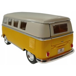 Vw t1 cucumber bus with drive, yellow buli toy