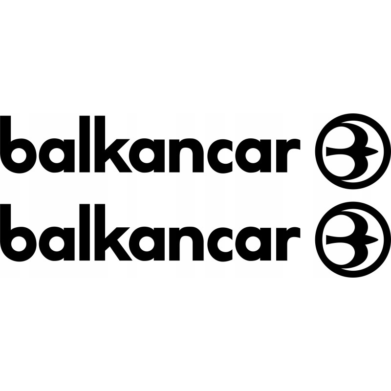 Balkancar sticker stickers, strollers, 2 pieces, 45 cm