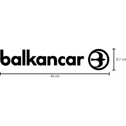 Balkancar sticker stickers, strollers, 2 pieces, 45 cm