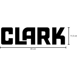 Clark stroller stickers, 2 pieces, 45 cm