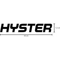 Hyster stroller stickers, 2 pieces, 45 cm