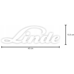 Linde stroller stickers, 2 pieces, 40 cm