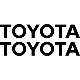 Toyota stroller stickers, 2 pieces, 45 cm