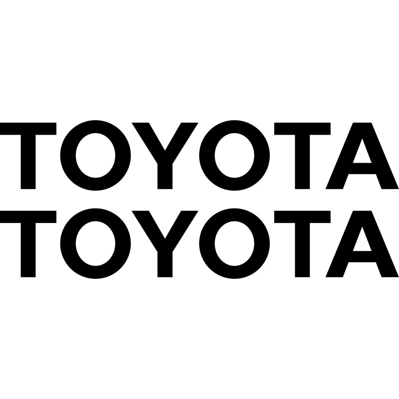 Toyota stroller stickers, 2 pieces, 45 cm
