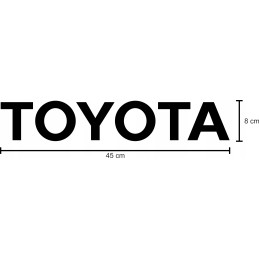 Toyota stroller stickers, 2 pieces, 45 cm