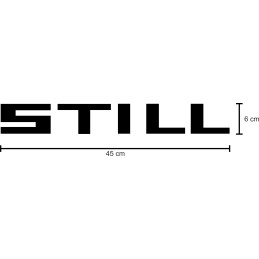 Stickers sticker still strollers, 2 pieces, 45 cm