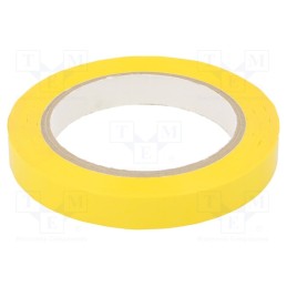 1 rol x H-OLD - H-OLD P.34 15MM 66M ŻÓŁTA - Tape: electrical insulating, W: 15mm, L: 66m, Thk: 60um, yellow, 80%