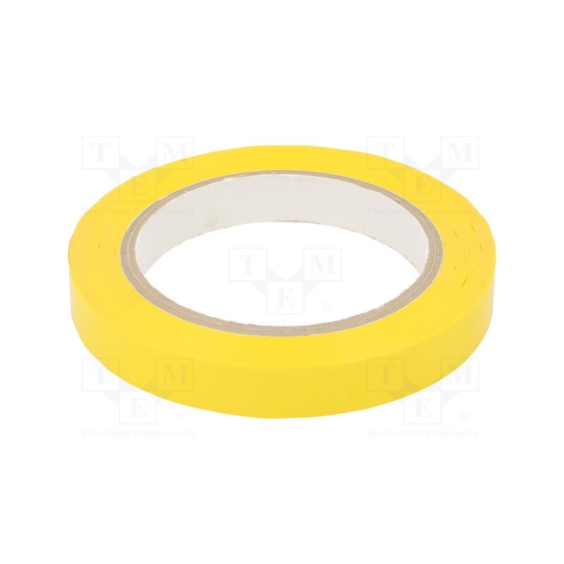 1 rol x H-OLD - H-OLD P.34 15MM 66M ŻÓŁTA - Tape: electrical insulating, W: 15mm, L: 66m, Thk: 60um, yellow, 80%
