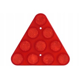 Reflective red warning triangle DPT9 for a tow truck semi-trailer