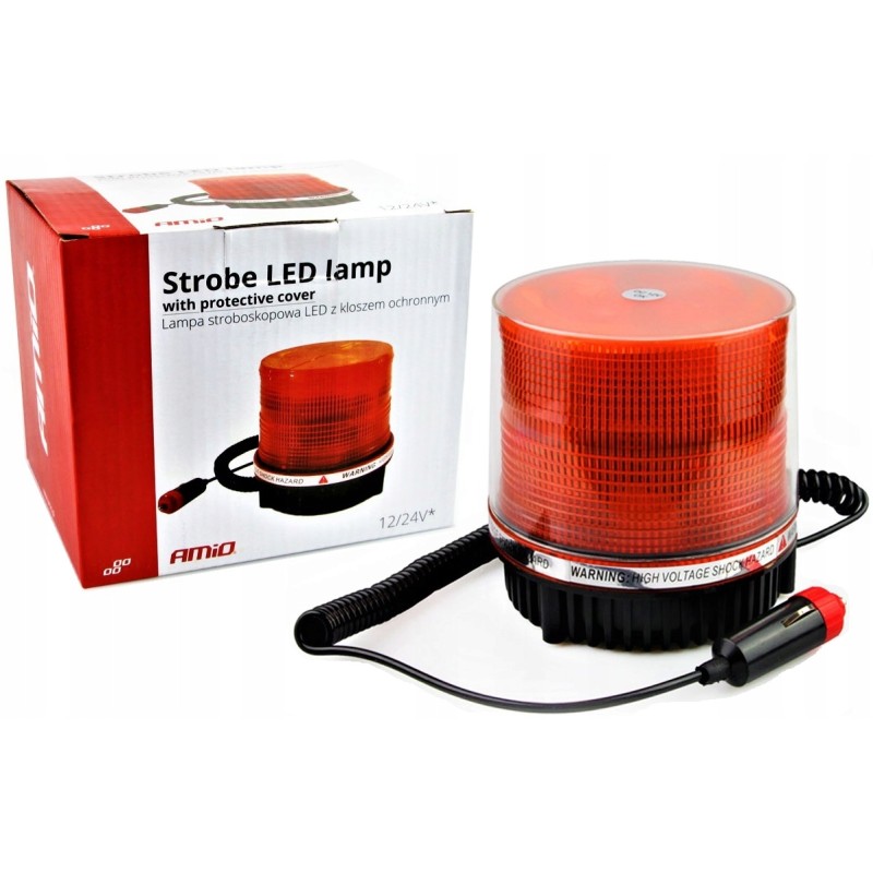 Rooster warning lamp LED strobe 24v amio