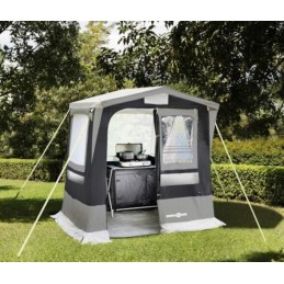 Gusto ng III kitchen tent 200x200 brunner gray