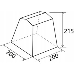 Gusto ng III kitchen tent 200x200 brunner gray