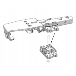 Edscha Wielton roof crossbar carriage connector