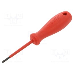 1 pcs x UNIOR - 616478 - Screwdriver, insulated, Phillips, PH0, Blade length: 60mm, 1kVAC