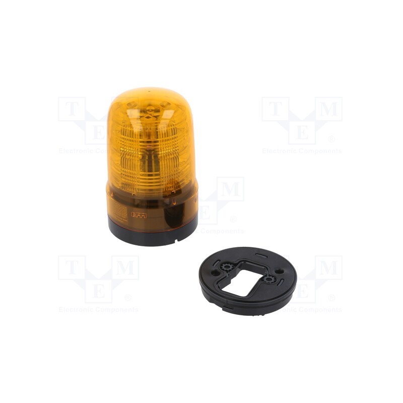 1 pcs x PATLITE - SF08-M1KTN-Y - Signaller: lighting, amber, SF08, 10÷30VDC, Light source: LED, IP23