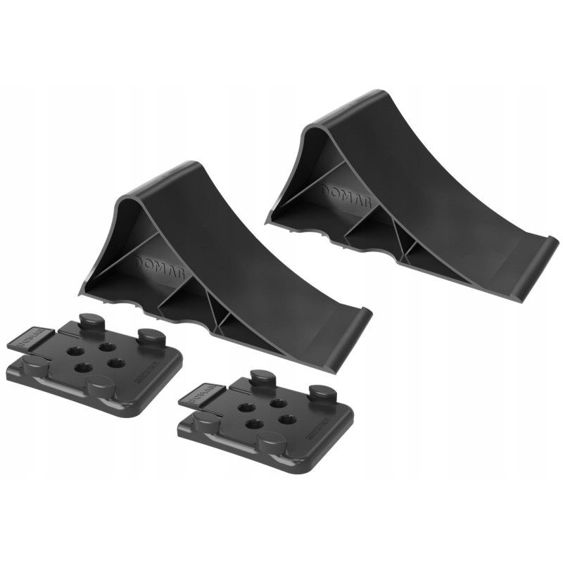 2x wheel chocks, brake lock protection
