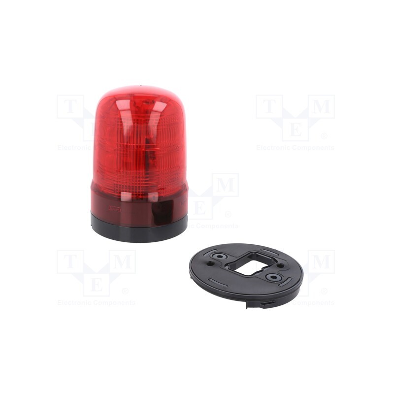 1 pcs x PATLITE - SF10-M1KTB-R - Signaller: lighting-sound, 10÷30VDC, LED, red, IP23, 86dB, SF10