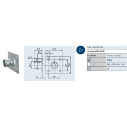 Tow truck trailer support 1300kg, winterhoff set
